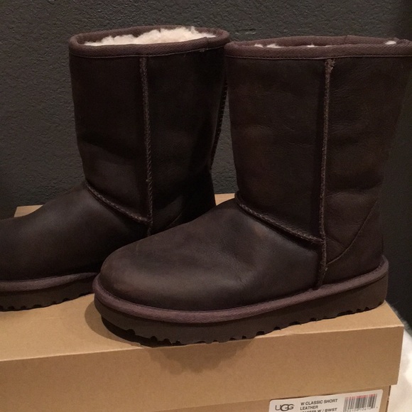 New w classic short leather ugg boot - Picture 8 of 13